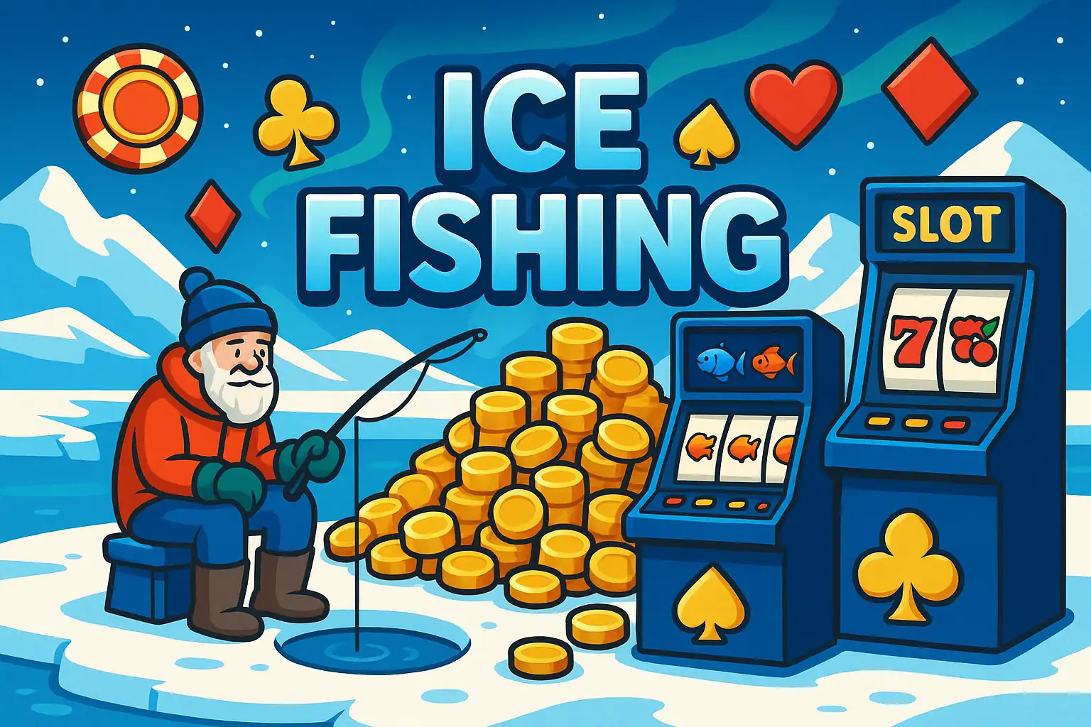 ¿Qué hace diferente a Ice Fishing Game?