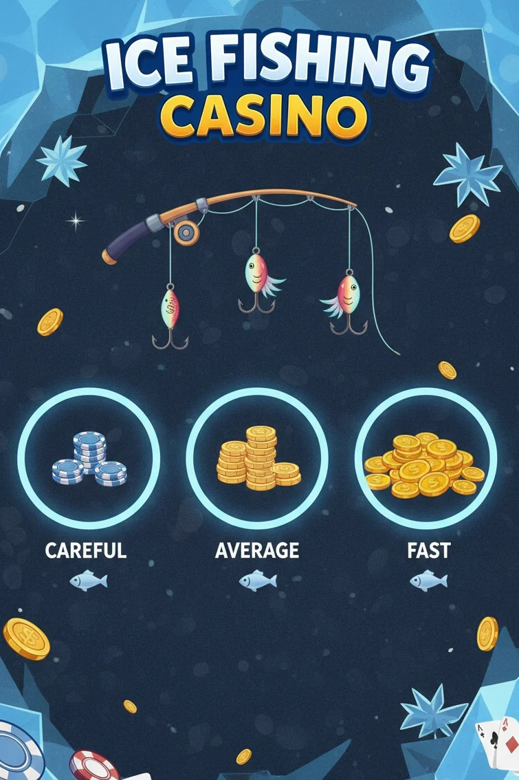 Cómo jugar Ice Fishing paso a paso